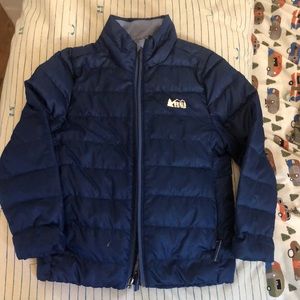 REI kids 80% down sweater/jacket size 4-5 xxs